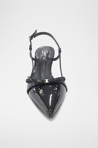 Sapatos de salto envernizados - Preto