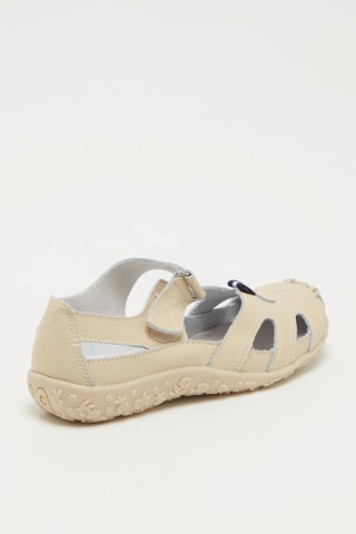 Sabrinas em couro - Bege