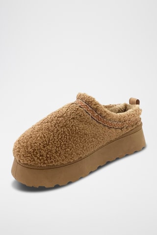 Socas forradas com plataforma - Camel