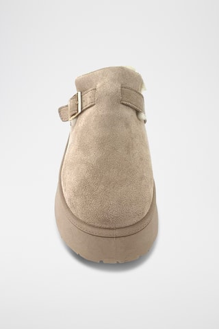 Socas forradas com plataforma - Caqui