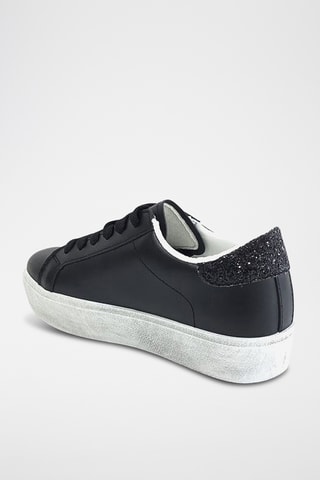 Sapatilhas com plataforma - Preto