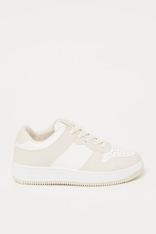 Sapatilhas - Branco e bege