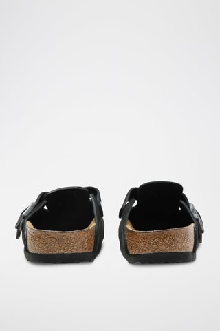 Nubuck Clogs Boston - Zwart - Normaal
