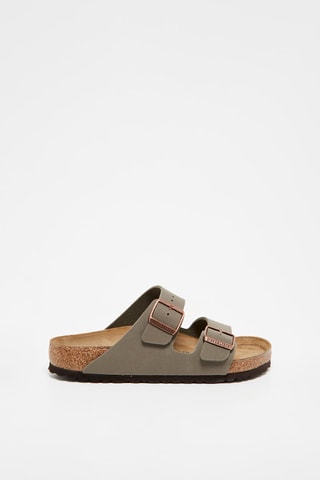 Mules en nubuck Arizona - Gris - Largeur normale