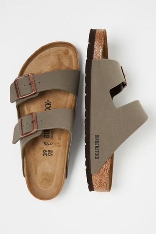 Mules en nubuck Arizona - Gris - Largeur normale