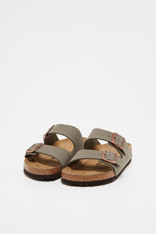 Mules en nubuck Arizona - Gris - Largeur normale