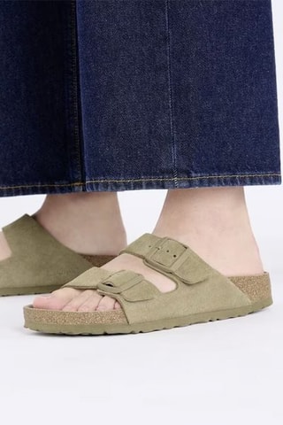 Nubuck Muiltjes Arizona - Lichtkaki - Normaal