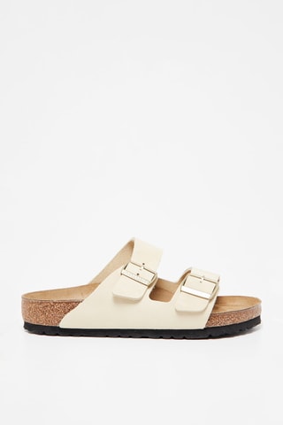 Mules em couro Arizona - Creme - Normal