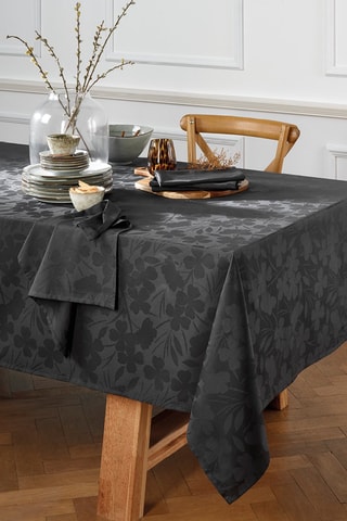 Nappe rectangulaire Petit Chênes 
Gris