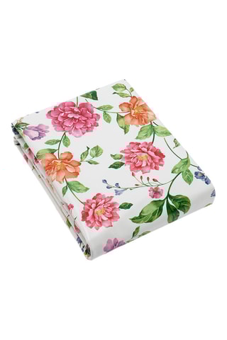 Nappe rectangulaire anti-tâche Tulipe - Blanc