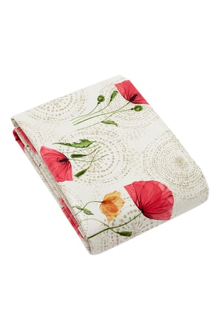 Nappe rectangulaire anti-tâche Papaver - Blanc cassé - 140 x 250 cm