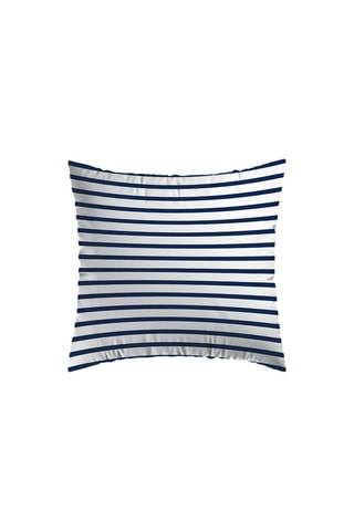 2 taies d'oreiller en satin de coton 80 fils/cm² Lena - Bleu