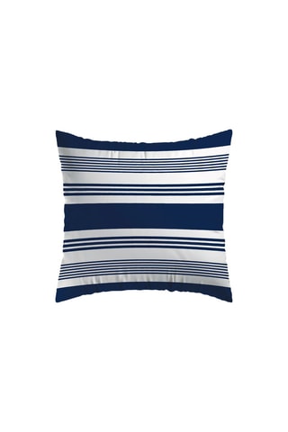 2 taies d'oreiller en satin de coton 80 fils/cm² Lena - Bleu