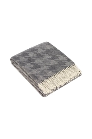Plaid en laine et cachemire Clémence -
Gris - 130 x 180 cm