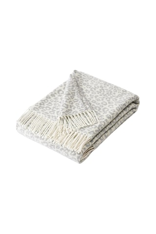 Plaid Leopard Gris clair - 130 x 170 cm