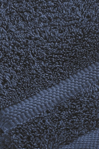 4 gants de toilette Bleu foncé