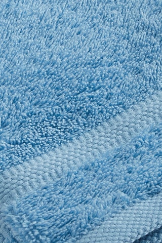 4 gants de toilette Bleu clair