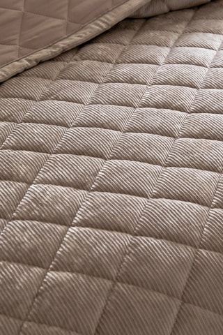 Couvre-lit Diamond  Taupe