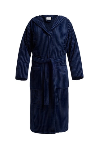Peignoir Jacquard - Bleu foncé