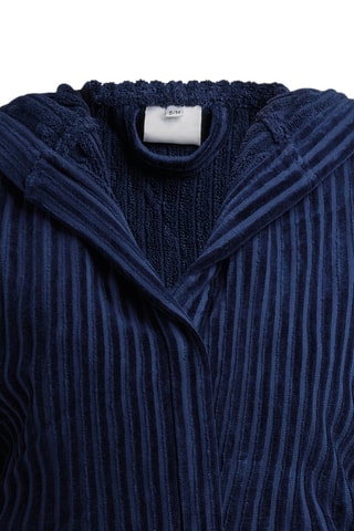 Peignoir Jacquard - Bleu foncé