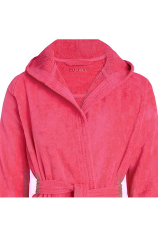 Peignoir à capuche Fuchsia