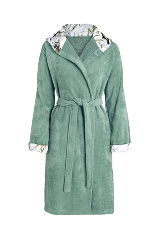 Peignoir à capuche  Jungle Vert