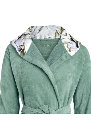 Peignoir à capuche  Jungle Vert