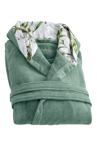 Peignoir à capuche  Jungle Vert