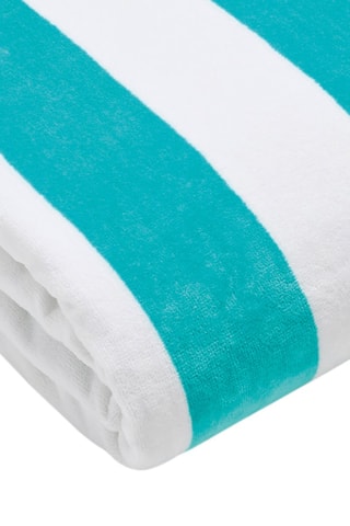 Serviette de plage Axel - Turquoise - 90 x 180 cm
