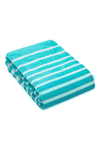 Serviette de plage Charlie - Turquoise - 90 x 180 cm