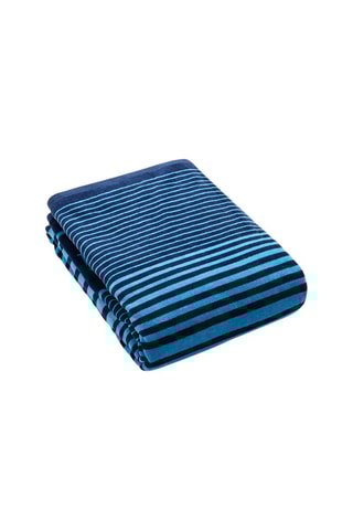 Drap de plage Lino - Bleu - 90 x 180 cm