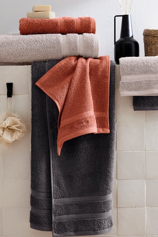 Drap de bain Gris foncé - 100 x 150 cm
