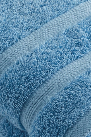 2 serviettes de toilette Bleu clair - 50 x 100 cm