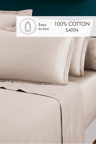 2 taies d'oreiller Uni - Taupe clair