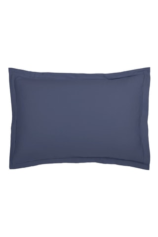 2 taies d'oreiller Uni - Bleu foncé