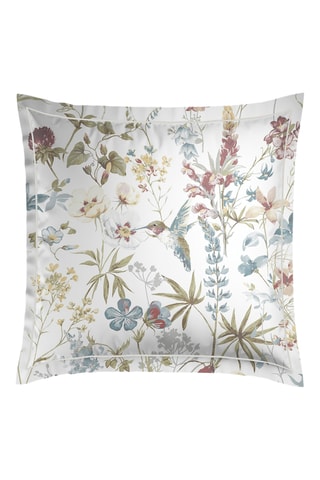 2 taies d'oreiller Colibri chantant - Blanc