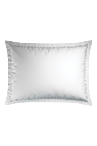 2 taies d'oreiller Eclat de perle - Blanc