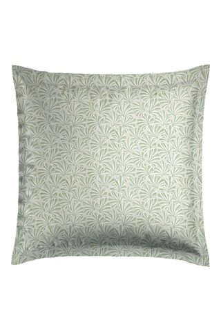 2 taies d'oreiller Eclat d'eucalyptus -Blanc et vert