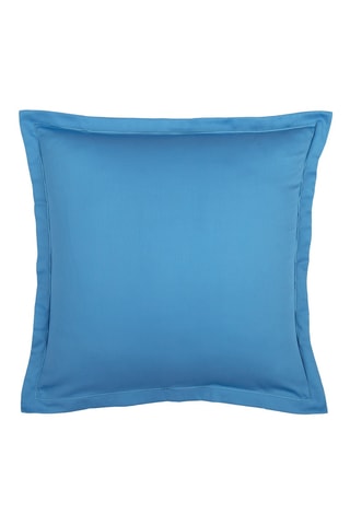 2 taies d'oreiller Uni - Bleu