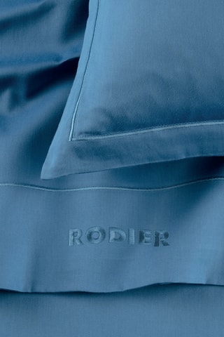 2 taies d'oreiller Uni - Bleu