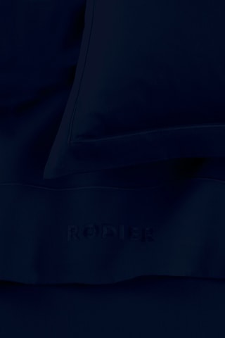 2 taies d'oreiller Uni - Bleu marine