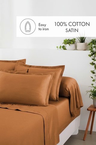 2 taies d'oreiller Uni - Marron