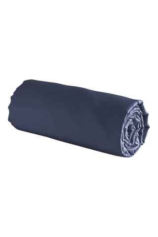 Drap-housse Uni - Bleu foncé