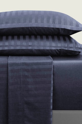 Drap-housse Uni - Bleu foncé