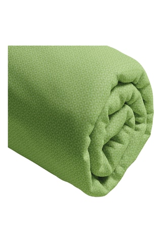 Drap-housse Lina fleurs - Vert