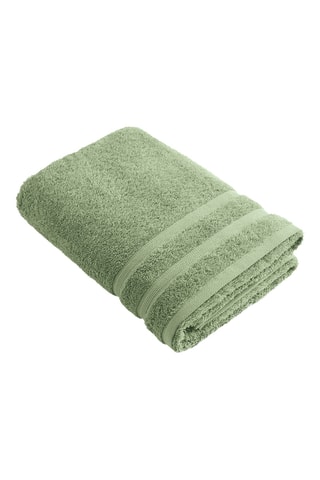 Drap de bain Vague - Vert Amande - 100 x 150 cm