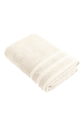 Drap de bain Vague - Ivoire - 100 x 150 cm