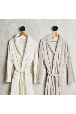 Robe de chambre - Blanc cassé