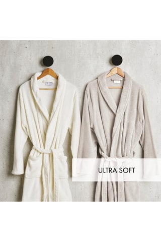 Robe de chambre - Gris clair