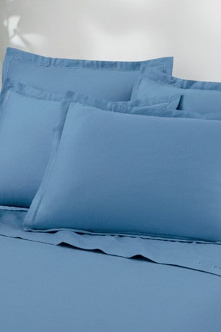 Drap plat Uni 1 baratta - Bleu
